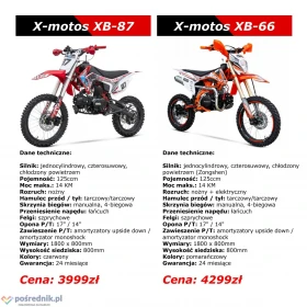 Cross dla dziecka 125 X-motos XB66 XB87 Raty Dostawa