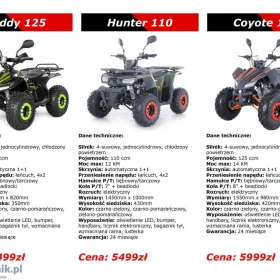 Super Quad dla dziecka Asix Muddy 125 Hunter 110 Coyote Raty Dostawa