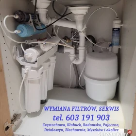 Filtr do Wody Osmoza. Wymiana filtrów Kłobuck - 99 zł.