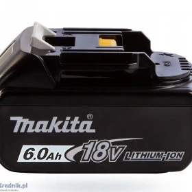 Akumulator bateria Li-Ion LXT 18V 6Ah Makita BL1860B Zawartość zestawu:  Akumulator bateria Li-Ion LXT 18V 6Ah Makita BL1860B Dokument zakupu Wydajny 