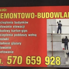 Usługi remontowo-budowlane