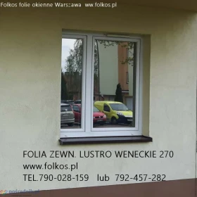 Lustro weneckie na okna Warszawa- Widzisz nie będąc widzianym- folie weneckie na okna - Oklejamy okna folią wenecką 