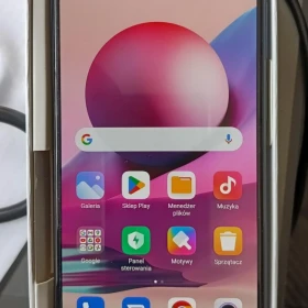 Smartfon XIAOMI Redmi Note 10S Onyx Gray 6GB RAM 128GB ROM model:M2101K7BNY. Kompletny + folia zabezpieczająca( dodatkowa szyba) + futerał -folia + za