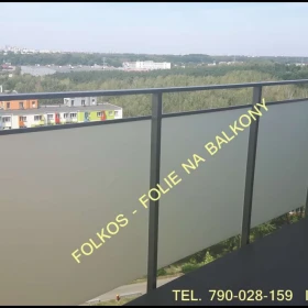 Folia na balkon Pruszków -Oklejamy balkony folią matową -folie matowe prywatyzujące Pruszkó