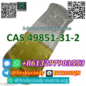 CAS 49851-31-2 2-BROMO-1-PHENYL-PENTAN-1-ONE Factory Price whatsapp/telegram/signal+8613297903553