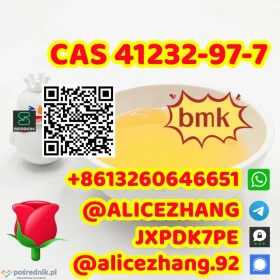 Hot selling CAS 41232-97-7 BMK ethyl glycidate bluk price threema:JXPDK7PE