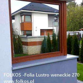 Folia lustro weneckie na okno -Aby nikt nie zaglądał Ci do mieszkania -Folia wenecka prywatyzująca -Oklejanie Warszawa i okolice 