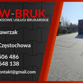 Kompleksowe usługi brukarskie, układanie kostki brukowej, ogrodzenia.