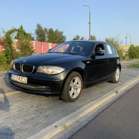 BMW E87 seria 1 czarna skóry climatronic 2.0 diesel 143KM doinwestowana