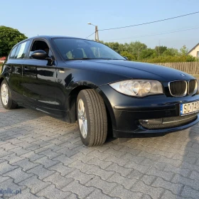 BMW E87 seria 1 czarna skóry climatronic 2.0 diesel 143KM doinwestowana