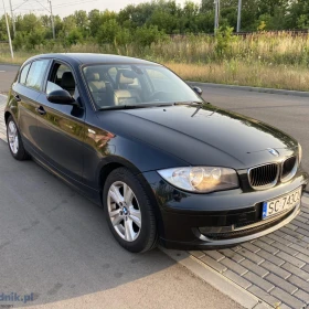 BMW E87 seria 1 czarna skóry climatronic 2.0 diesel 143KM doinwestowana