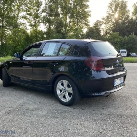 BMW E87 seria 1 czarna skóry climatronic 2.0 diesel 143KM doinwestowana