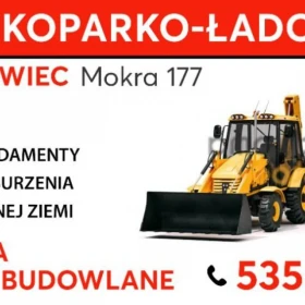 Uslugi koparko-ładowarka 