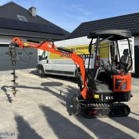 Minikoparka Excat x15 cesja leasingu Cat,Bobcat,Jcb