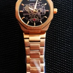 Luksusowy ! "Audemars Piguet Skeleton" z Bransoletą Złoty UNISEKS !