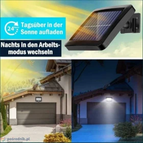 Lampa solarna  kinkiet 118 LED 300 LM