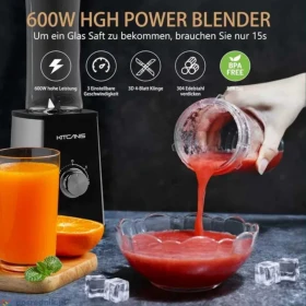 Nowy Blender 3 w 1 / KITCANIS / 600w / Kawa/ Smoothie / Itd.