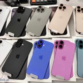 Apple iPhone 16 Pro 128GB koszt 650 EUR , iPhone 16 Pro Max 256GB koszt 750 EUR, iPhone 16 128GB koszt 500 EUR , iPhone 16 Plus 128GB koszt 530 EUR