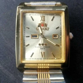 Piękny „ ORIENT – Automatic ” Złoty z datownikiem „Vintage” lata 80