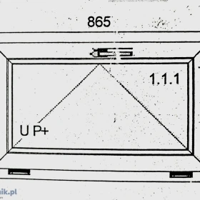 Okna 86,5 z 53,5cm PCV 