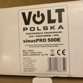 Przetwornica 12V/230V sinusoidalna Sinus PRO500E