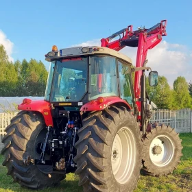 Massey, deere, nowy ładowacz, nowe opony