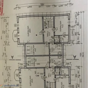 Działka 4500m2 + bliźniak w stanie surowym