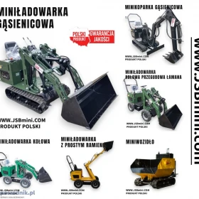 Mini Ładowarka kołowa z prostym ramieniem MS-L113FS JSB - Nowa 2025