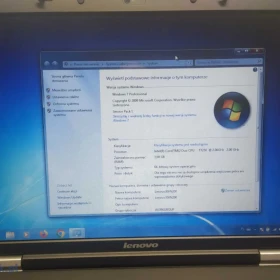 Lenovo 3000 N200 15,4” LCD 1280x800 błyszcząca/Intel Core2Duo T7250 2x2GHz/3GB RAM DDR2/320GB HDD SATA/Intel Mobile Graphics 965/kamera/DVDRW
