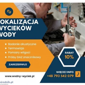 Lokalizacja wycieku wody Hydraulik Awarie Termowizja Ubezpieczenie FV