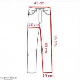 Kultowe Jeansy „ Levi’s Strauss & Co ” męskie rozmiar W34 L32 „ Levis ” Orginal !