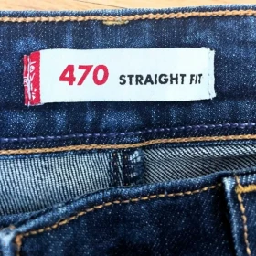 Kultowe Jeansy„Levi’s Strauss & Co”„470 Straight” Uniwersalne Oryginal