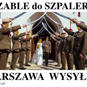 SZABLE DO ŚLUBU, szable do szpaleru z TEMBAKAMI PATRIOTYCZNYMI, tanio