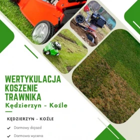 Wertykulacja trawnika, koszenie i usługi glebogryzarką - Kędzierzyn-Koźle