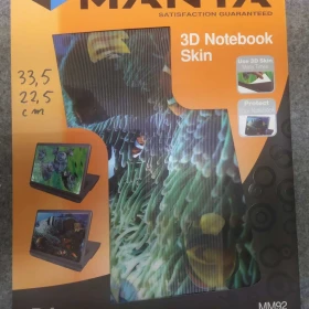 NAKLEJKA skórka na laptopa 3D Manta MM92 PRISM. 33,5cm x 22,5cm, nowa