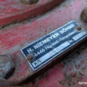 Brona wirowa 3 m wirnikowa aktywna agregat aktywny hydropak Niemeyer Kr302