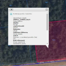 Działka Cykarzew Północny 1350m2
