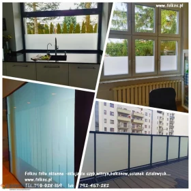 Czym zasłonić szyby balkonowe? Kto okleja balkony w Warszawie? -Folkos folie , usługa oklejania balkonów-Folie prywatyzujace na balkon
