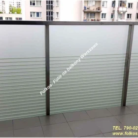 Usługa oklejania balkonów Warszawa Białołęka- folie na balkon Odkryta, Mehoffera, Światowida, Płużnicka, Modlińska, Jagiellońska...Oklejamy balkony 