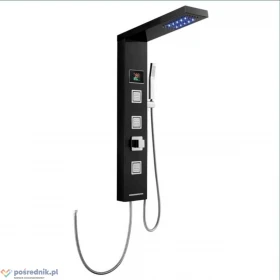 Panel Prysznicowy 4w1/Deszczownica/Dysze/Wyświetlacz-Podświetlenie LED