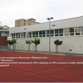 Folie przeciwsłoneczne zewnetrzne Warszawa - Folie termoizolacyjne na okna -Folia z redukcją IR 86% , redukcją UV 99% - Oklejamy okna Warszawa