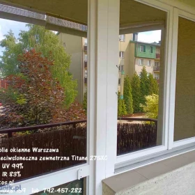 Folia przeciwsłoneczna zewnetrzna Tytan 20 Xtra SR , Folia przeciwsłoneczna Tytan 275XC -Przyciemnianie szyb -Folie z filtrem UV i IR Usługa oklejania