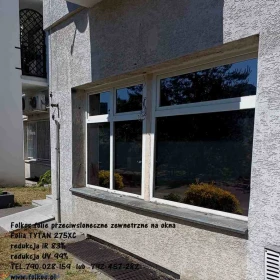 Folia przeciwsłoneczna zewnetrzna Tytan 20 Xtra SR , Folia przeciwsłoneczna Tytan 275XC -Przyciemnianie szyb -Folie z filtrem UV i IR Usługa oklejania