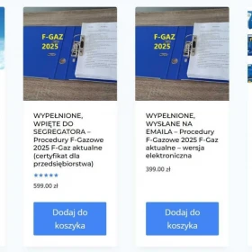 Procedury Fgaz F-Gaz 2025 pod kontrolę UDT - Automat 1 Minuta