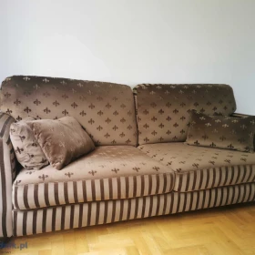 Komplet wypoczynkowy do salonu, sofa z dwoma fotelami. Okazja