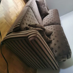 Komplet wypoczynkowy do salonu, sofa z dwoma fotelami. Okazja