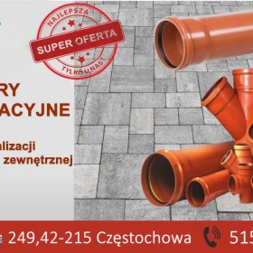 Rury kanalizacyjne kształtki PVC PP