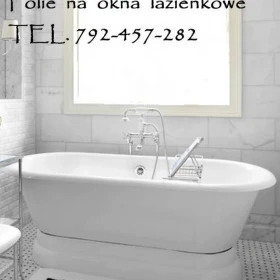 Prywatyzujące folie na okna łazienkowe- Oklejamy okna łazienkowe w Warszawie -Folie matowe prywayzujące Warszawa 