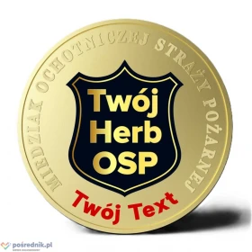 Moneta z Herbem OSP na zamówienie - nowa seria numizmatów - 8 SZTUK !!