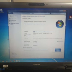 Toshiba Sat P300 17,1” LCD Intel C2D 4500 3GB RAM 250GB HDD SATA/Intel HD Graphics bateria 2 godziny Super stan sprawny